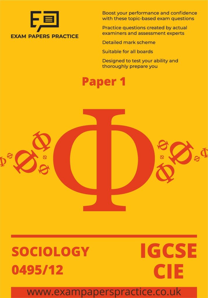 CIE IGCSE Sociology Practice Papers 0495