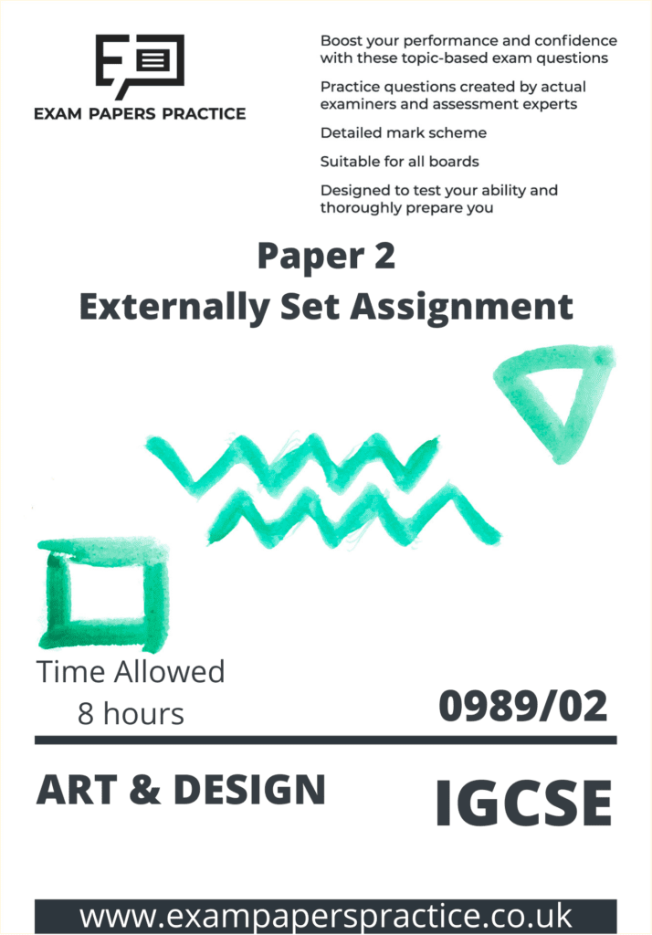 CIE IGCSE Art & Design Practice Papers 0989