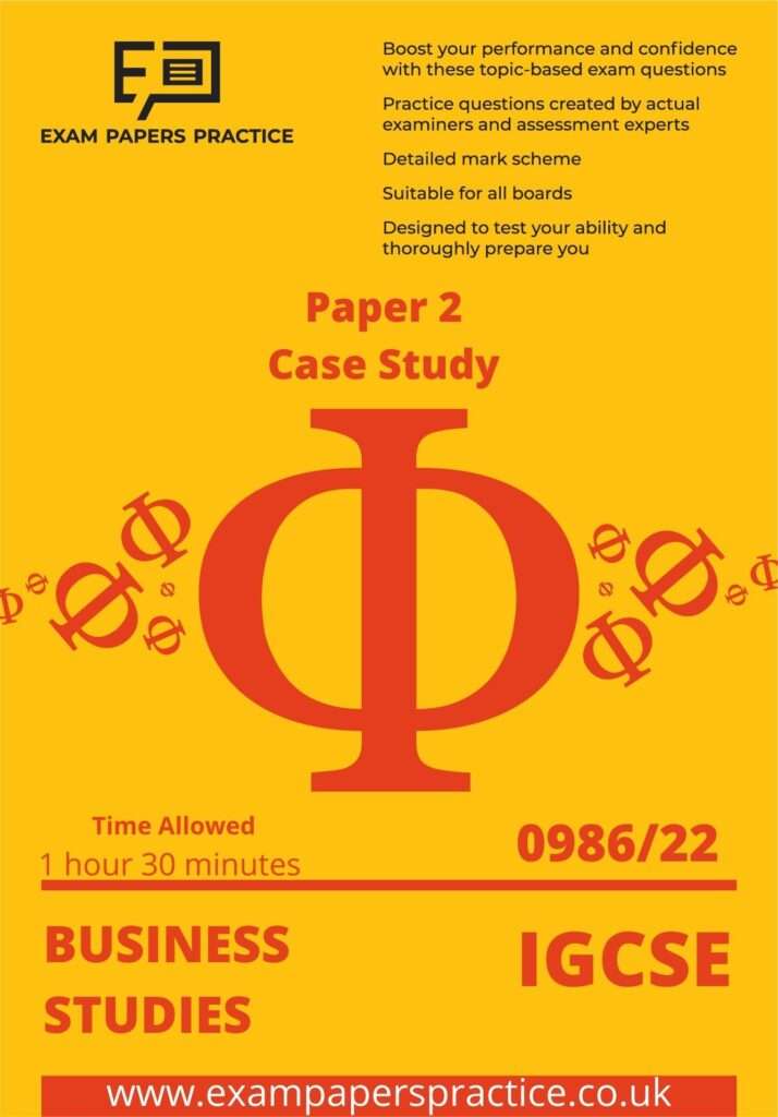 CIE IGCSE Business Studies Practice Papers 0986