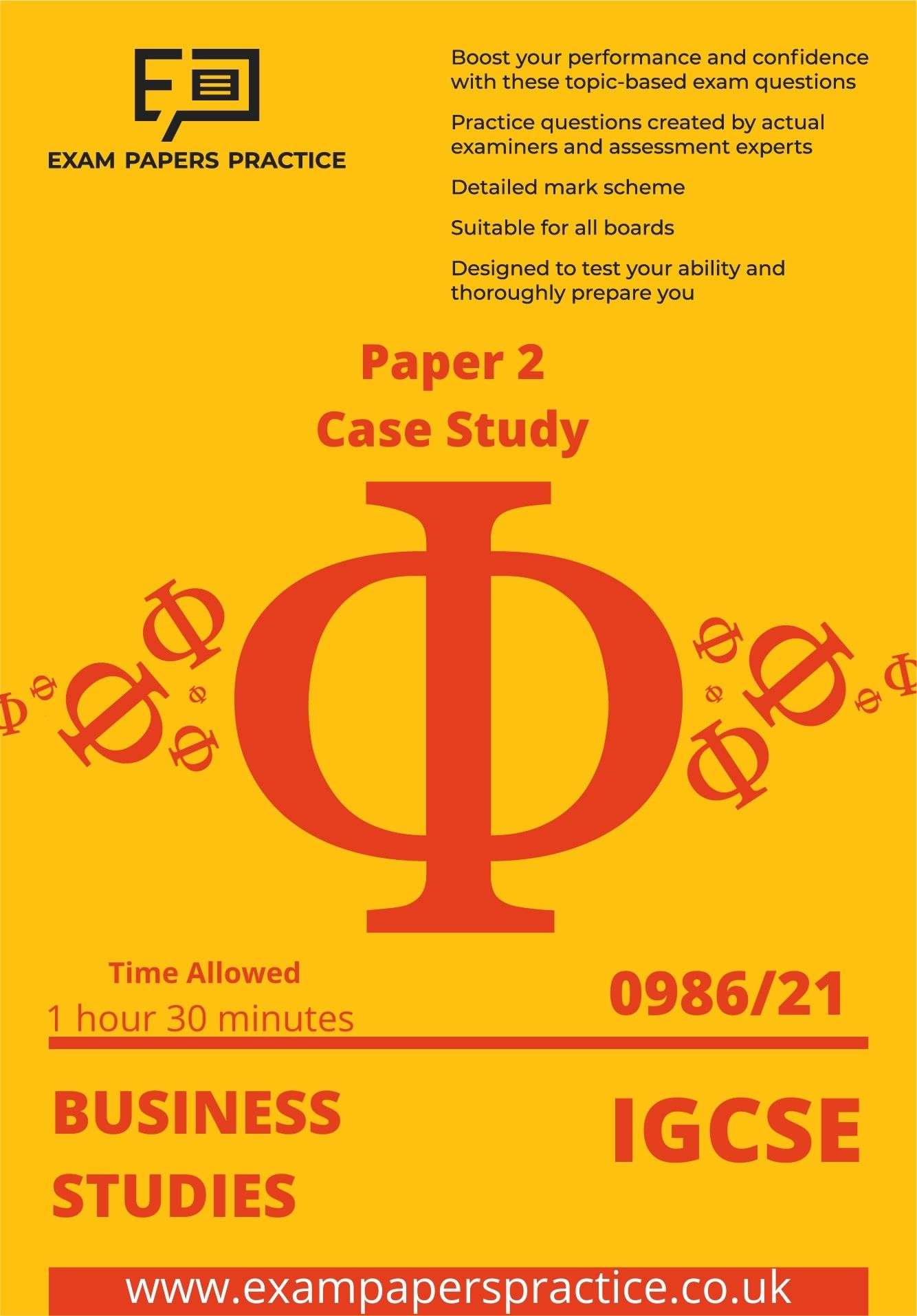 CIE IGCSE Business Studies Practice Papers 0986