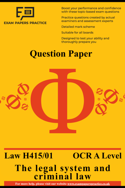 Paper 1 The legal system and criminal law qp