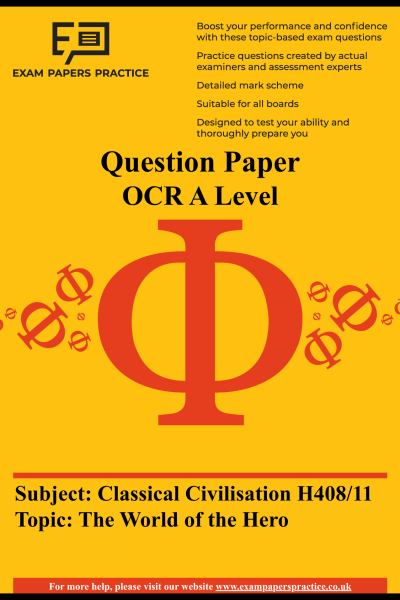 Paper 11 The World of the Hero qp