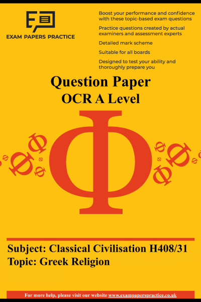 Paper 31 Greek Religion qp