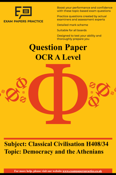 Paper 34 Democracy and the Athenians qp