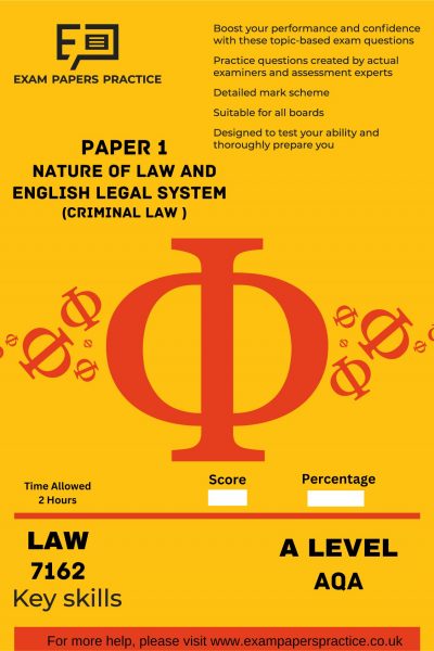paper 1 criminal law
